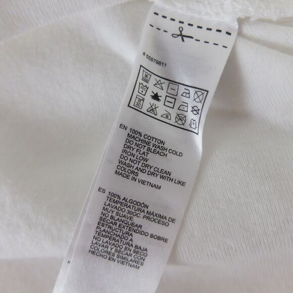 Forever 21 White Base Layer Long Sleeve Tee Size Medium - Picture 6 of 7